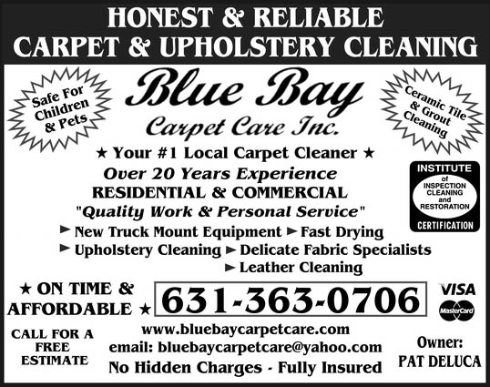 Look at Our Ad in the Sayville Yellow Book !